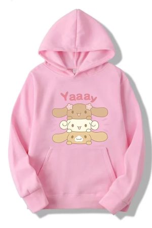 New Style Trends - Kawaii Bunny Stack Hoodie - Outfit Ideas