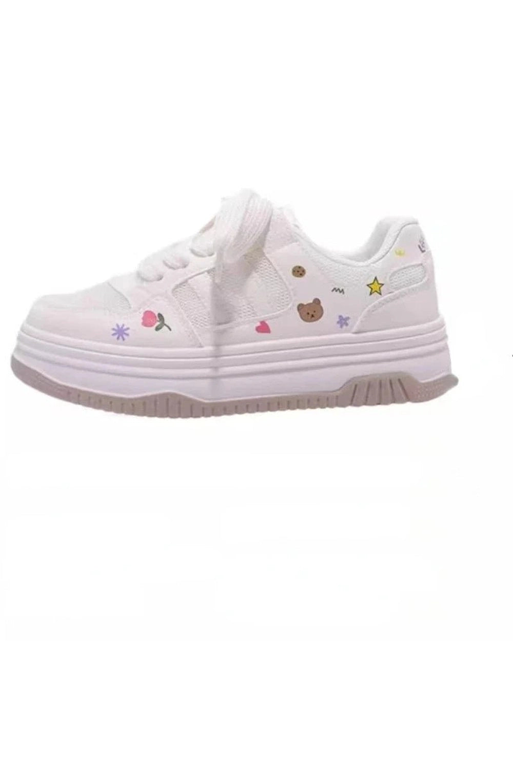 New Style Trends - Kawaii Cartoon Mesh Sneakers - Outfit Ideas