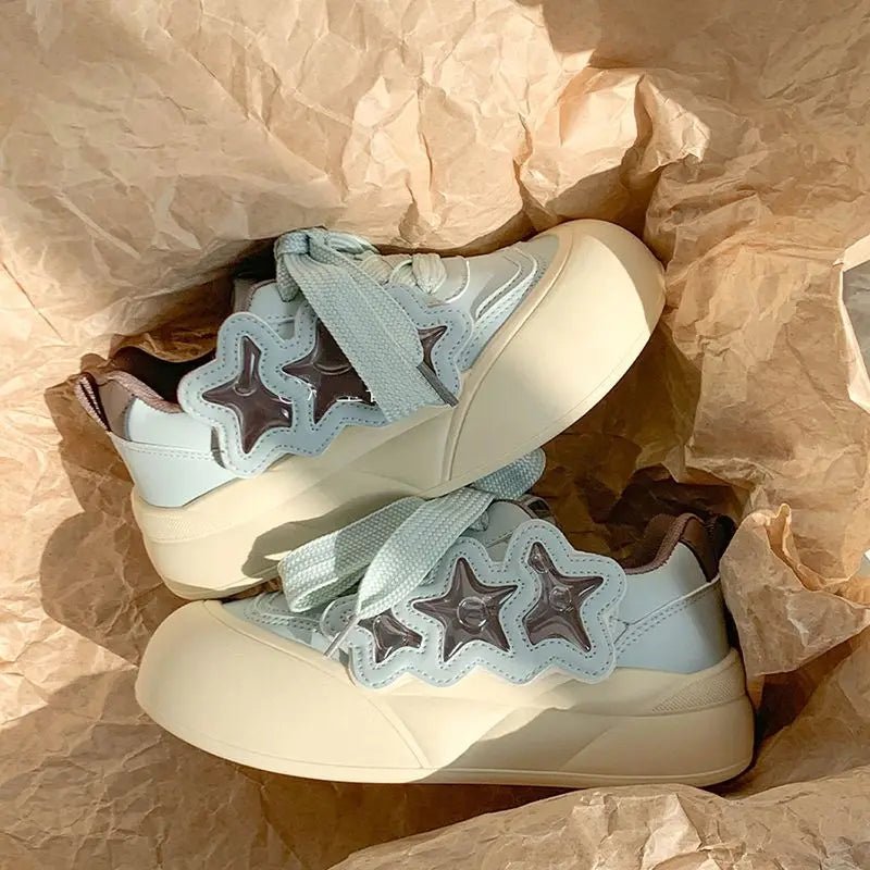 New Style Trends - Kawaii Cosmic Glow Star Sneakers - Outfit Ideas
