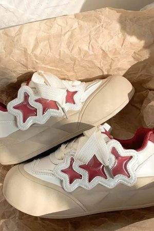 New Style Trends - Kawaii Cosmic Glow Star Sneakers - Outfit Ideas