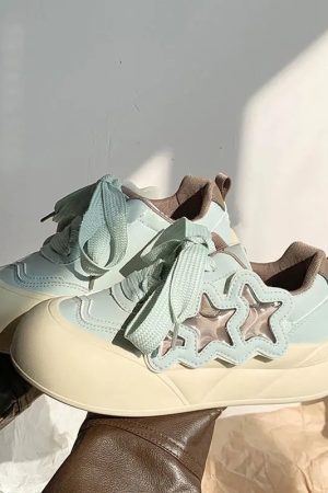 New Style Trends - Kawaii Cosmic Glow Star Sneakers - Outfit Ideas