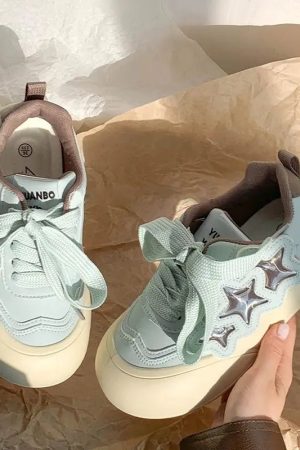 New Style Trends - Kawaii Cosmic Glow Star Sneakers - Outfit Ideas