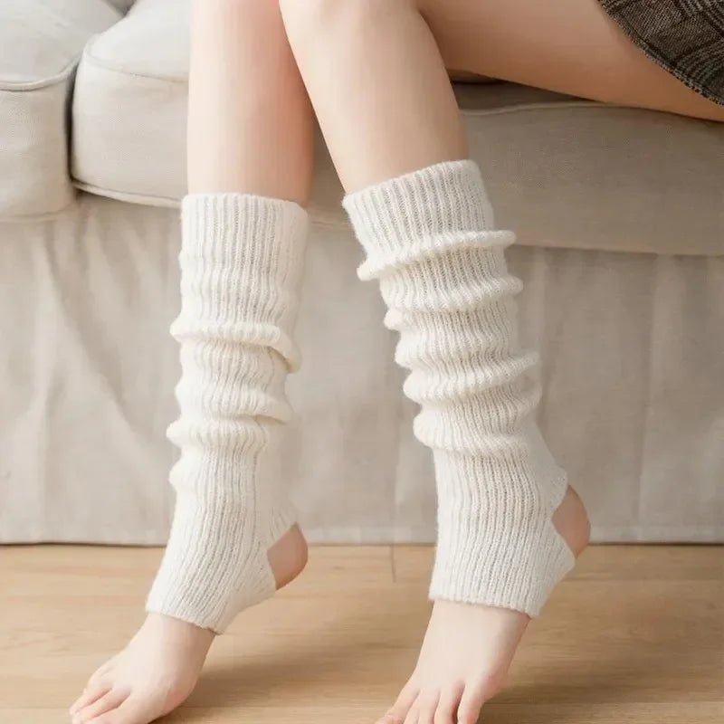 New Style Trends - Kawaii Cozy Ballet Leg Warmers - Outfit Ideas