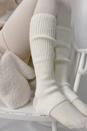New Style Trends - Kawaii Cozy Ballet Leg Warmers - Outfit Ideas