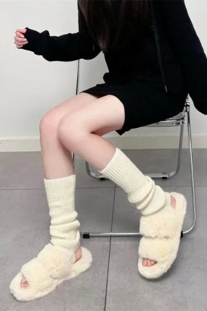 New Style Trends - Kawaii Cozy Ballet Leg Warmers - Outfit Ideas
