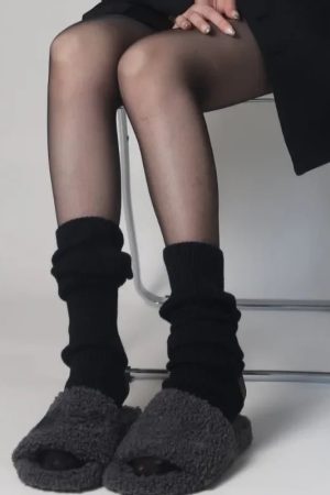 New Style Trends - Kawaii Cozy Ballet Leg Warmers - Outfit Ideas
