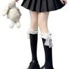 New Style Trends - Kawaii Lace Bow Socks - Outfit Ideas