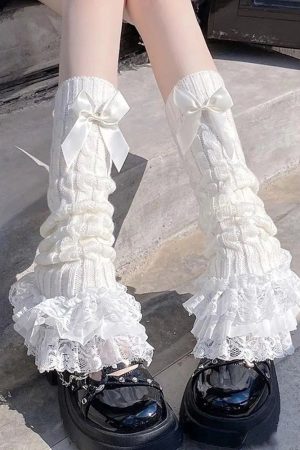 New Style Trends - Kawaii Lace Melody Ruffle Leg Warmers - Outfit Ideas