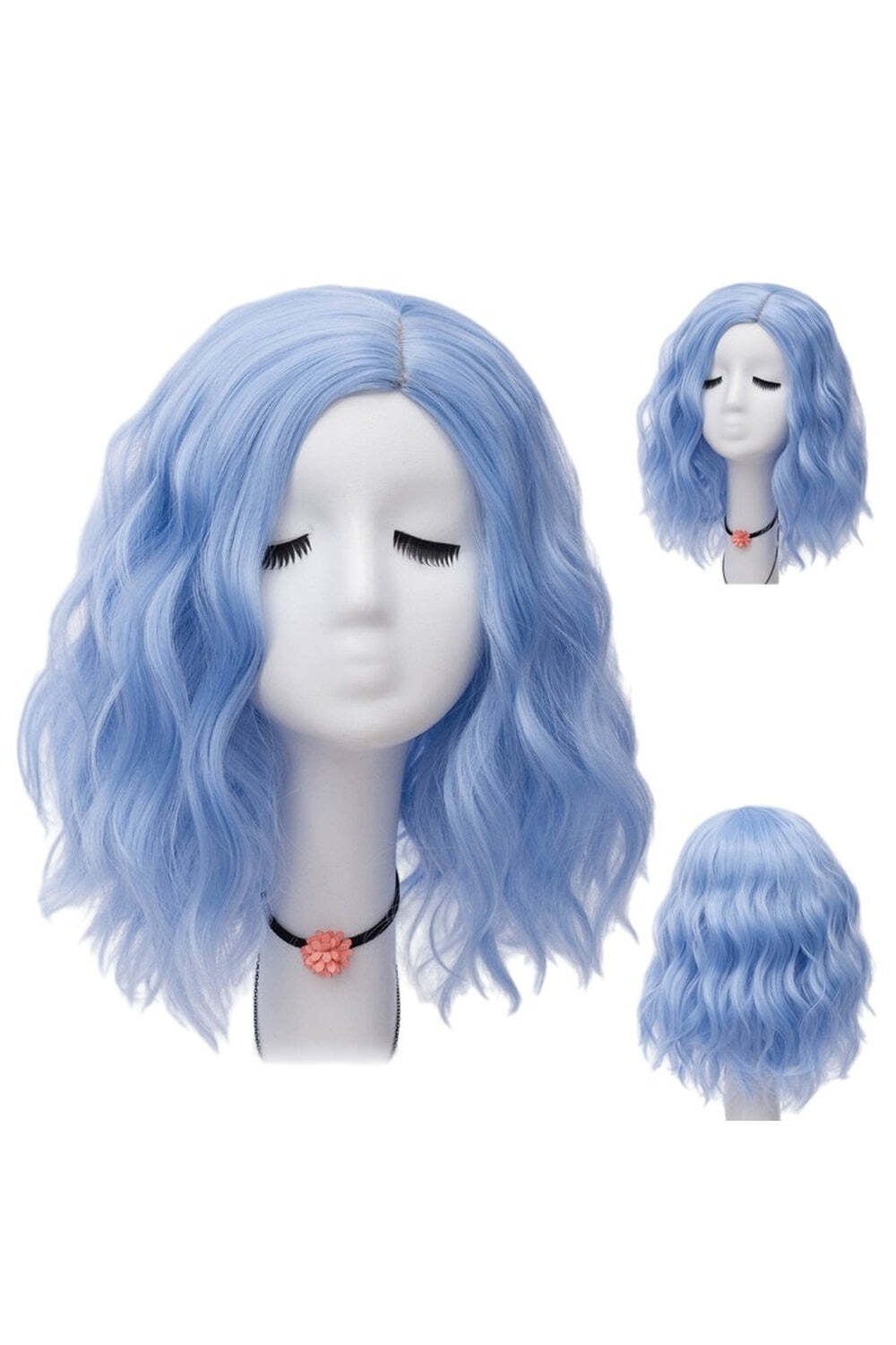 New Style Trends - Kawaii Multicolor Short Wave Wig - Outfit Ideas