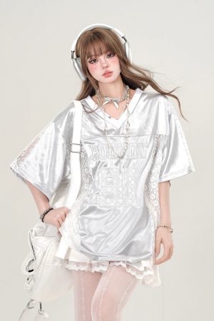 New Style Trends - Kawaii Satin Sport Top - Outfit Ideas