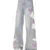 New Style Trends - Kawaii Serenade of Hearts Wide-Leg Jeans - Outfit Ideas