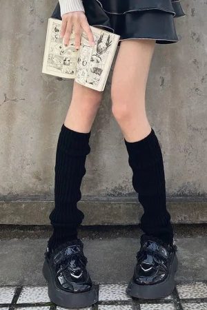 New Style Trends - Kawaii Soft Ballet Ribbon Leg Warmers - Outfit Ideas