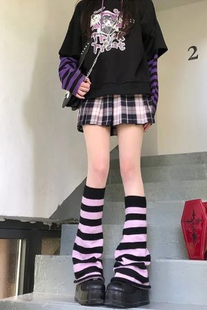 New Style Trends - Kawaii Soft Ballet Ribbon Leg Warmers - Outfit Ideas