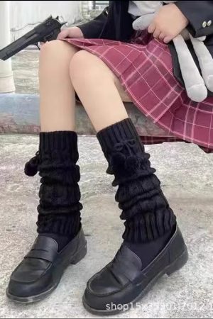 New Style Trends - Kawaii Soft Ballet Ribbon Leg Warmers - Outfit Ideas