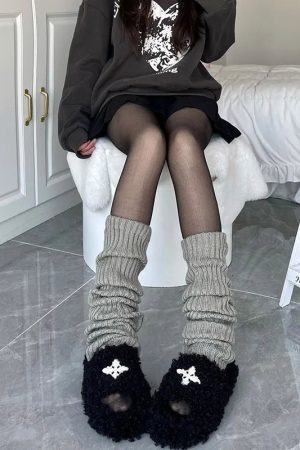 New Style Trends - Kawaii Soft Ballet Ribbon Leg Warmers - Outfit Ideas