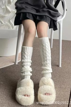 New Style Trends - Kawaii Soft Ballet Ribbon Leg Warmers - Outfit Ideas