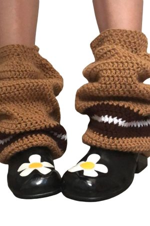 New Style Trends - Kawaii Strawberry Fields Crochet Leg Warmers - Outfit Ideas