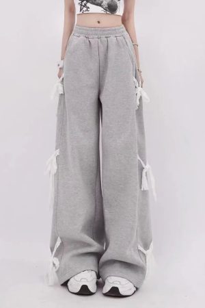 New Style Trends - Kawaii Urban Ribbon Sweatpants - Outfit Ideas