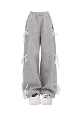 New Style Trends - Kawaii Urban Ribbon Sweatpants - Outfit Ideas