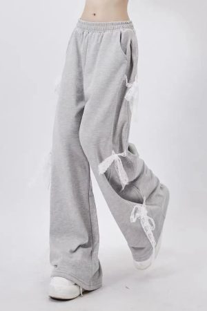 New Style Trends - Kawaii Urban Ribbon Sweatpants - Outfit Ideas