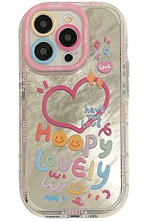 New Style Trends - Kidcore Heart Mirror Phone Case - Outfit Ideas