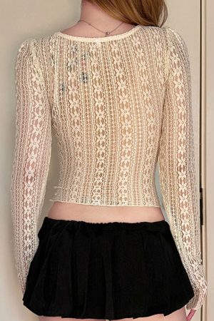New Style Trends - Lace Ribbons Peplum Coquette Top - Outfit Ideas