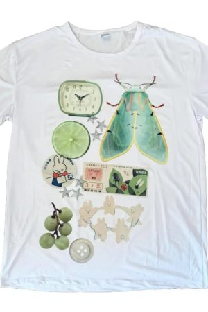 New Style Trends - Lime Bug Aesthetic T-Shirt - Outfit Ideas