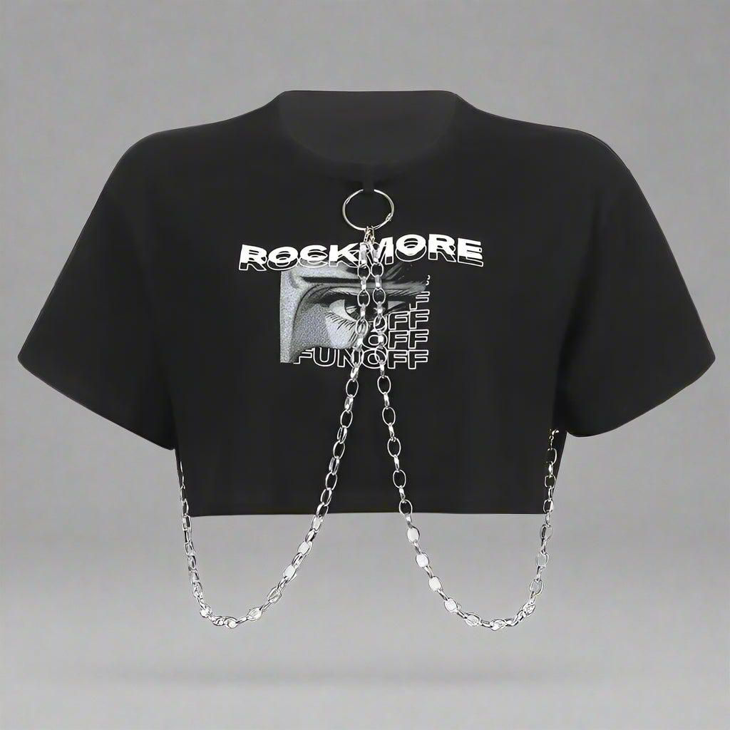 New Style Trends - Link Statement Alt Crop Top - Outfit Ideas