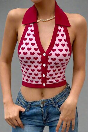 New Style Trends - Lovecore Charm Collared Cute Crop Top - Outfit Ideas