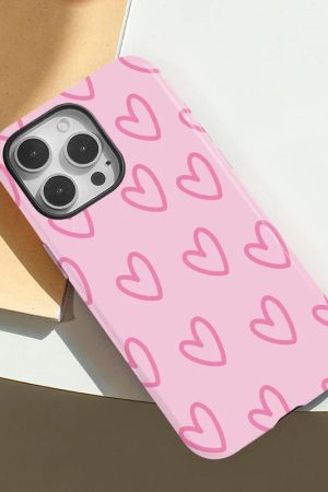 New Style Trends - Lovecore Sketch Heart Cute iPhone Case - Outfit Ideas