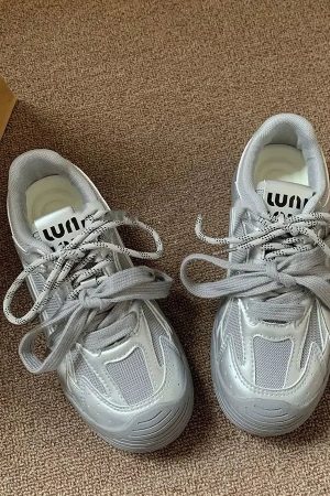 New Style Trends - Lunar Core Mesh Aesthetic Sneakers - Outfit Ideas