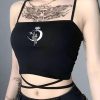 New Style Trends - Lunar Rose Strappy Alt Crop Top - Outfit Ideas