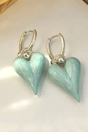 New Style Trends - Melted Heart Drop Coquette Earrings - Outfit Ideas