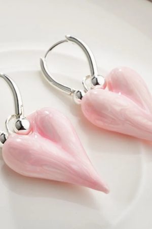 New Style Trends - Melted Heart Drop Coquette Earrings - Outfit Ideas