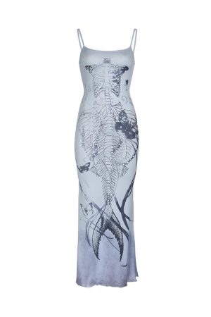 New Style Trends - Mermaidcore Abyss Siren Skeleton Dress - Outfit Ideas