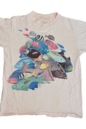 New Style Trends - Mermaidcore Deep Sea Spectrum T-Shirt - Outfit Ideas