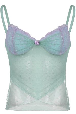 New Style Trends - Mermaidcore Lilac Bloom Bustier Top - Outfit Ideas