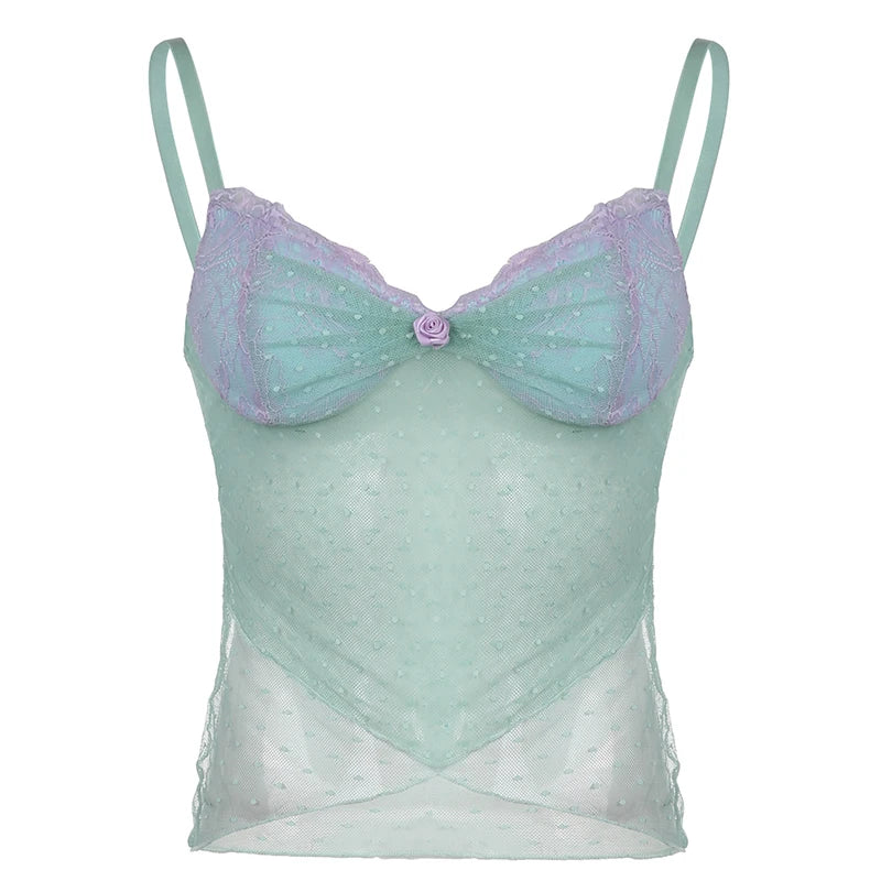 New Style Trends - Mermaidcore Lilac Bloom Bustier Top - Outfit Ideas