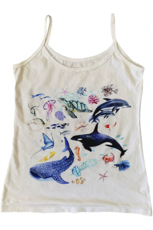 New Style Trends - Mermaidcore Ocean Friends Tank Top - Outfit Ideas