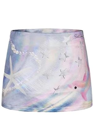 New Style Trends - Mermaidcore Sea Fantasy Holographic Skirt - Outfit Ideas