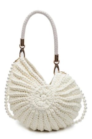 New Style Trends - Mermaidcore Sea Spiral Knit Bag - Outfit Ideas
