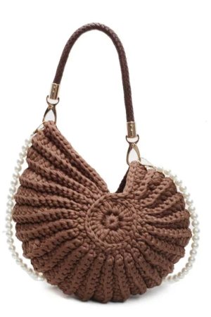 New Style Trends - Mermaidcore Sea Spiral Knit Bag - Outfit Ideas