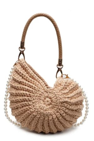 New Style Trends - Mermaidcore Sea Spiral Knit Bag - Outfit Ideas