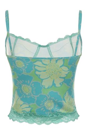 New Style Trends - Mermaidcore Seafoam Vintage Mesh Top - Outfit Ideas