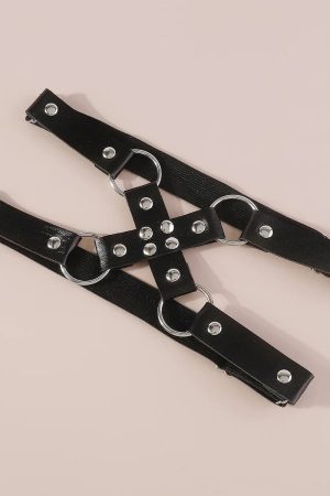 New Style Trends - Midnight Cage Thigh Harness - Outfit Ideas