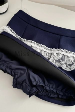 New Style Trends - Midnight Coquette Lace Elegance Long Sleeve Set - Outfit Ideas