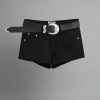New Style Trends - Midnight Glam Belted Alt Shorts - Outfit Ideas