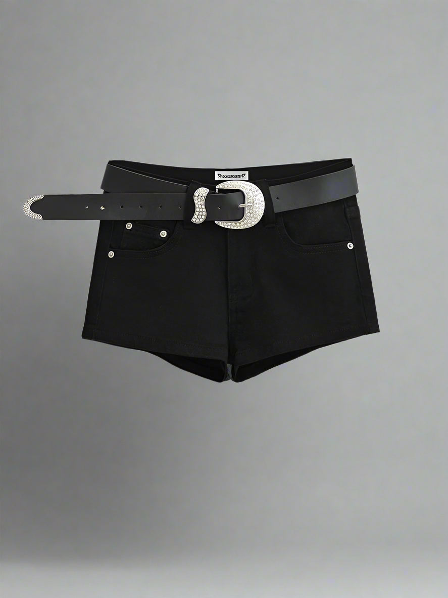 New Style Trends - Midnight Glam Belted Alt Shorts - Outfit Ideas New Style Trends - Midnight Glam Belted Alt Shorts - Outfit Ideas