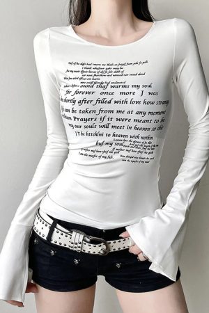 New Style Trends - Midnight Monologue Long Sleeve Top - Outfit Ideas