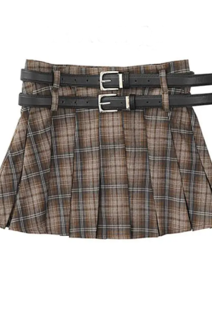 New Style Trends - Midnight Prep Pleated Retro Skirt - Outfit Ideas